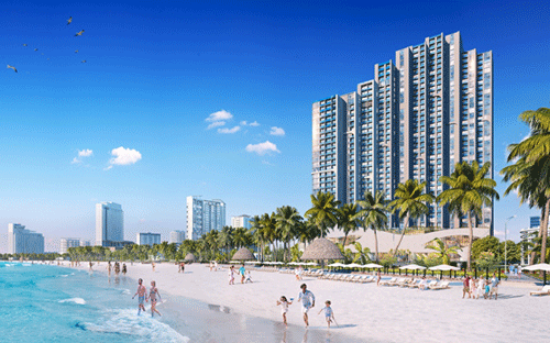 Dự án với 100% căn hộ hướng biển.
