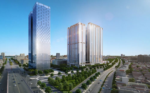 Phối cảnh dự án Vinhomes Metropolis.