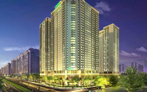 <div>Phối cảnh dự án Eco - Green City.</div>