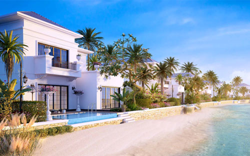 Các biệt thự Vinpearl Resort &amp; Villas sở hữu không gian riêng tư tối đa đồng thời rộng mở với thiên nhiên.