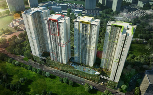 Phối cảnh tổng thể dự án Seasons Avenue.