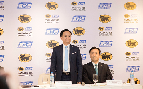 Ông Đinh Vĩnh Cường - đại diện Yamato 365 Express tại buổi lễ.