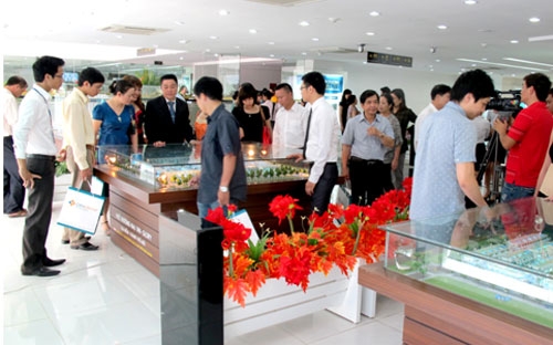 Không gian trưng bày dự án bất động sản tại trụ sở chính của STDA.