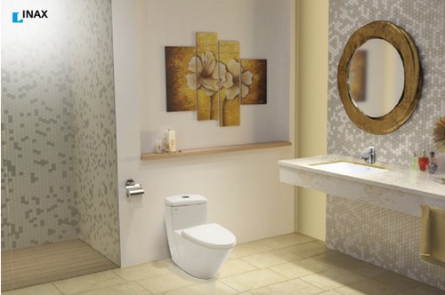 Các sản phẩm được áp dụng các công nghệ mới nhất của INAX giúp phòng tắm luôn sạch sẽ như mới.