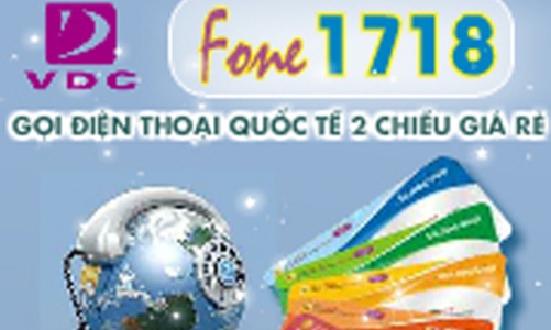 Gọi quốc tế hai chiều giá rẻ qua Fone1718