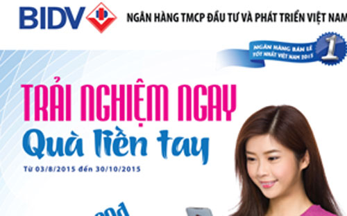 Chương trình áp dụng từ ngày 3/8 đến hết ngày 31/12/2015.