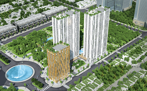 CitiEsto gồm 1 block thương mại và 2 block nhà ở với tổng số 528 căn hộ.