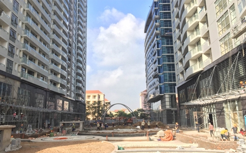 Dự án Tràng An Complex đang hoàn thiện các hạng mục cuối cùng để bàn giao tháng 12/2016.