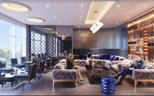 Cigar lounge của dự án The Sapphire Residence.