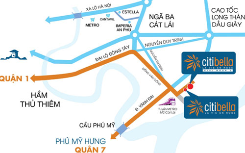 Cư dân Citibella cũng dễ dàng tiếp cận hệ thống tiện ích, dịch vụ cao cấp của khu đô thị Cát Lái. 
