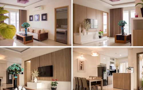 Nội thất nhà mẫu dự án Sun Square.