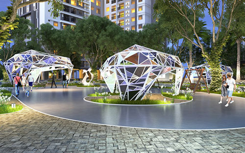 Quảng trường Sapphire.<br>