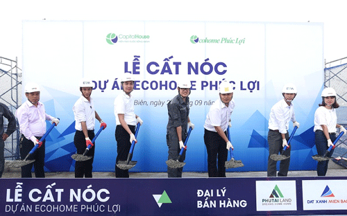 Lễ cất nóc dự án là một trong những thời điểm căn hộ EcoHome Phúc Lợi 
được quan tâm hơn cả.