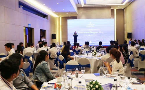 Hơn 80 đại diện các nhãn hàng đến tham dự sự kiện “Cơ hội đầu tư sinh lời tại Vinhomes Dragon Bay” ngày 23/4 vừa qua.