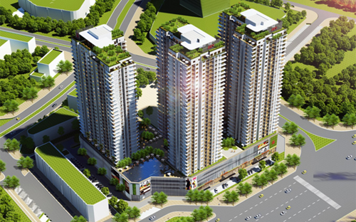 Phối cảnh dự án CT1 - Gamuda Gardens mà Phục Hưng Holdings là Tổng thầu thiết kế và thi công - Design and Build.