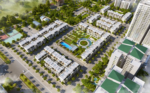 Phối cảnh tổng thể dự án Green bay Village.