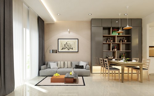 Căn hộ mẫu của dự án The Sun Avenue.<br>