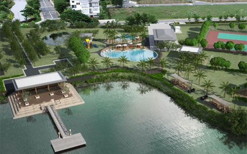 Phối cảnh mở rộng khu công viên ven sông sẽ hoàn thiện vào quý 4/2016.