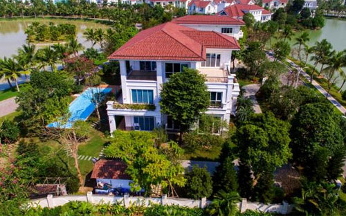 Sống xanh giữa lòng thành phố tại khu đô thị sinh thái Vinhomes Riverside.