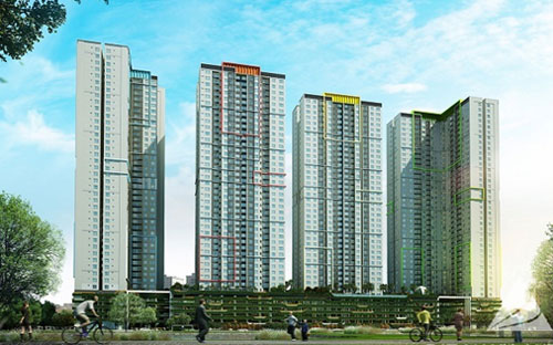 S1 nằm trong khu căn hộ Seasons Avenue (Đại lộ bốn mùa) được xây dựng trên diện tích hơn 1,3ha được xây dựng theo mô hình đô thị sinh thái.