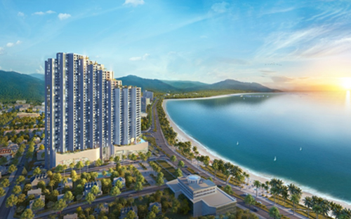 Phối cảnh Scenia Bay bên Vịnh Nha Trang.