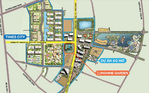 Tọa lạc tại Vĩnh Tuy, quận Hai Bà Trưng, Hà Nội, Sunshine Garden được xây dựng trên khu đất có tổng diện tích 12.810 m2, vốn đầu tư khoảng 3.000 tỷ đồng.