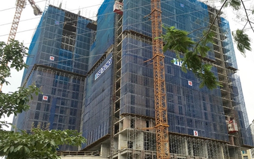 Đây là một trong những dự án hiếm hoi sau khi cất nóc mới chào bán ra thị trường.