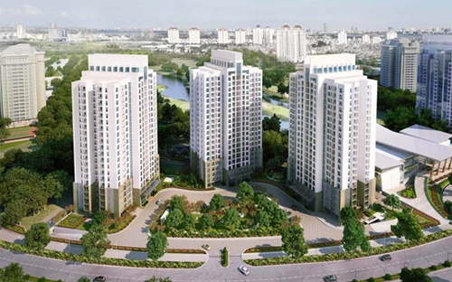 Phối cảnh dự án căn hộ TheLink345.