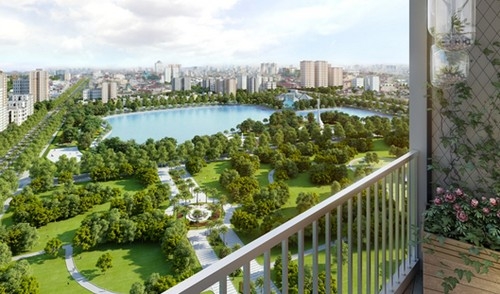 100% các căn hộ tại tòa C7 đều có nhiều mặt thoáng và khe sáng để đón nắng và gió từ công viên, hồ điều hòa.