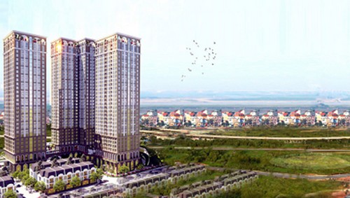 Dự án Sunshine Riverside nằm trên tuyến đường Nhật Tân - Nội Bài.