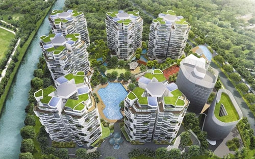 Công nghệ xanh được áp dụng từ việc sử dụng nguyên liệu, thiết bị, nhân lực để đảm bảo an toàn một cách tốt nhất và tuổi thọ cao nhất cho các tòa nhà. 