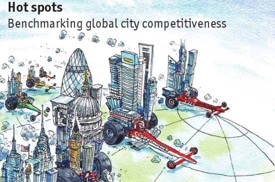 EIU cho biết, 120 thành phố được xếp hạng chiếm một tỷ trọng lớn trong nền kinh tế toàn cầu.