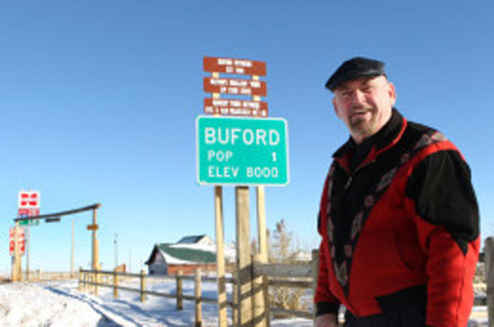 Ông Sammons và thị trấn Buford của ông - Ảnh: AP.