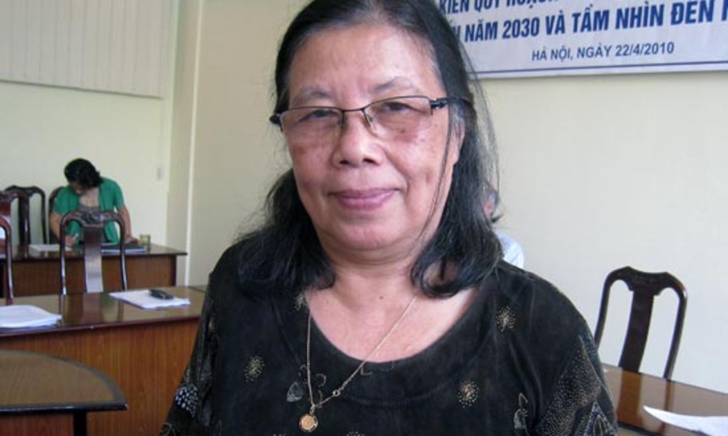 Kiến trúc sư Trần Thanh Vân - Ảnh: T. Nguyên.