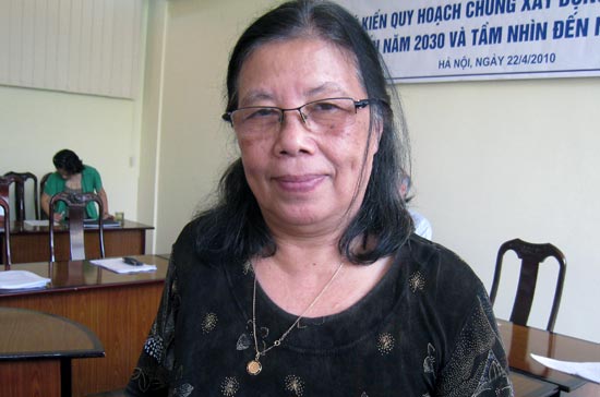 Kiến trúc sư Trần Thanh Vân - Ảnh: T. Nguyên.