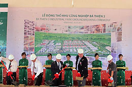 Lễ động thổ khu công nghiệp Bá Thiện 2.