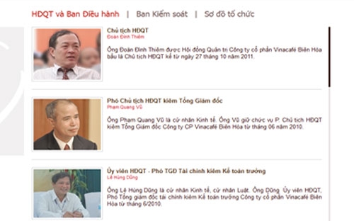 Một trong những thành viên Hội đồng Quản trị và Ban điều hành của VCF.<br>