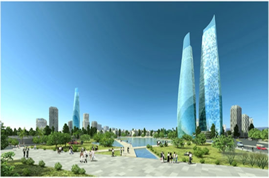 Phối cảnh dự án Khu đô thị Tây mỗ, Đại Mỗ.