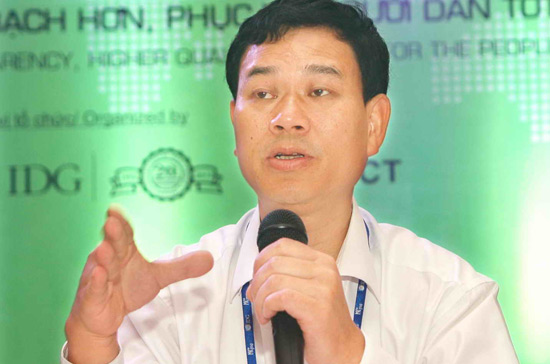 Phó chủ tịch UBND thành phố Lào Cai, ông Vũ Văn Cài - Ảnh: M.C.