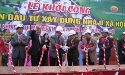 Hà Nội khởi công 800 căn nhà ở xã hội