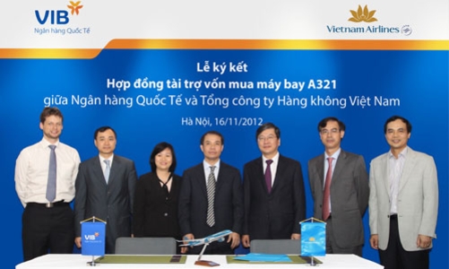 VIB tài trợ vốn cho Vietnam Airlines mua máy bay