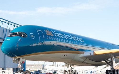 Một trong những máy bay của Vietnam Airlines.