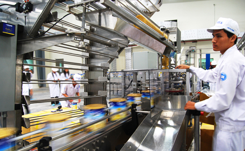 Một nhà máy của Vinamilk - doanh nghiệp được xem là điển hình thành công sau cổ phần hóa, dưới sự quản lý vốn Nhà nước của SCIC.<br>