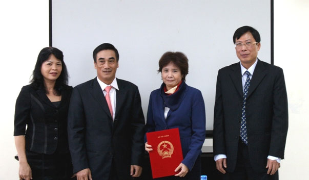 Lễ bổ nhiệm Hội đồng Quản trị Trung tâm Lưu ký Chứng khoán Việt Nam nhiệm kỳ 2012 - 2015.<br>