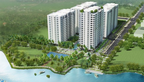 Phối cảnh dự án 4S Linh Đông, Tp.HCM.<br>