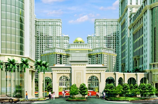 Vincom Mega Mall nằm trong khu đô thị phức hợp Royal City (72A Nguyễn Trãi, Hà Nội). Tọa lạc tại hai tầng hầm của Vincom Mega Mall, theo giới thiệu của Vingroup, khu phố ẩm thực là mô hình lần đầu tiên có tại Việt Nam.