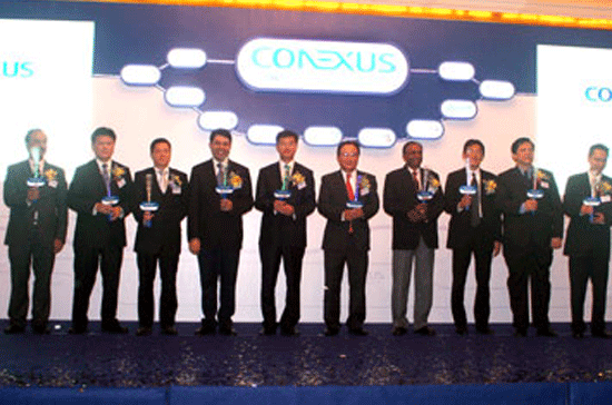 Lễ kết nạp VinaPhone trở thành thành viên của Conexus tại Hồng Kông.