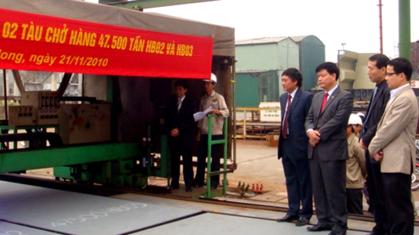 Vinashin khởi động đóng mới tàu cho Vinalines