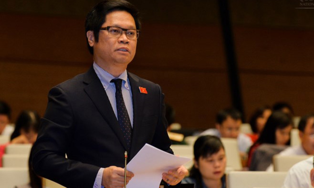 Đại biểu Vũ Tiến Lộc góp ý dự thảo Luật Quản lý ngoại thương.