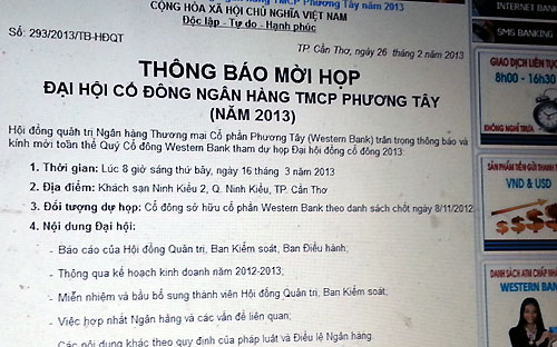 Mục tiêu dự kiến của ngân hàng sau hợp nhất là trở thành một trong năm 
ngân hàng có chỉ số an toàn tốt nhất Việt Nam trước năm 2015.